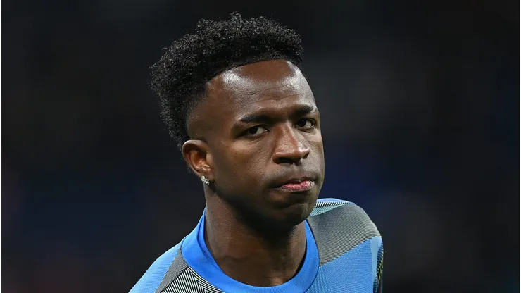 Vinicius Júnior jogador do Real Madrid durante partida