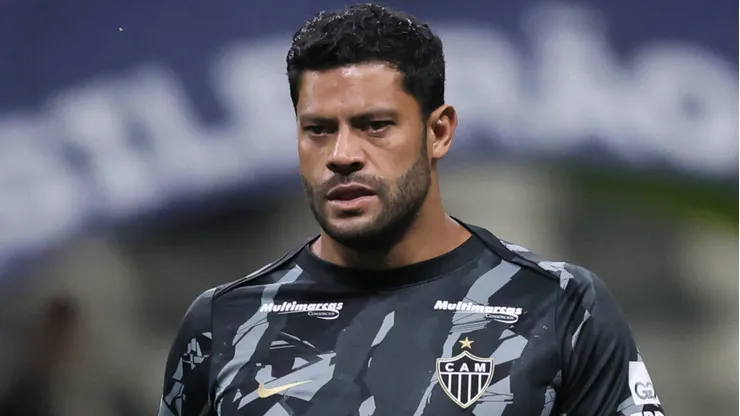 Hulk jogador do Atlético durante aquecimento antes da partida contra o Remo no estadio Arena MRV pelo campeonato Brasileiro A 2026. Foto: Gilson Lobo/AGIF