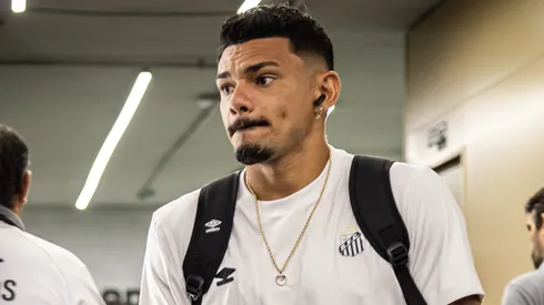 Atacante teve altos e baixos – Foto: Raul Baretta/Santos FC.