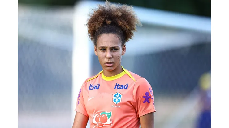 Adrielly com a Seleção Sub-20. Foto: Staff Images/CBF