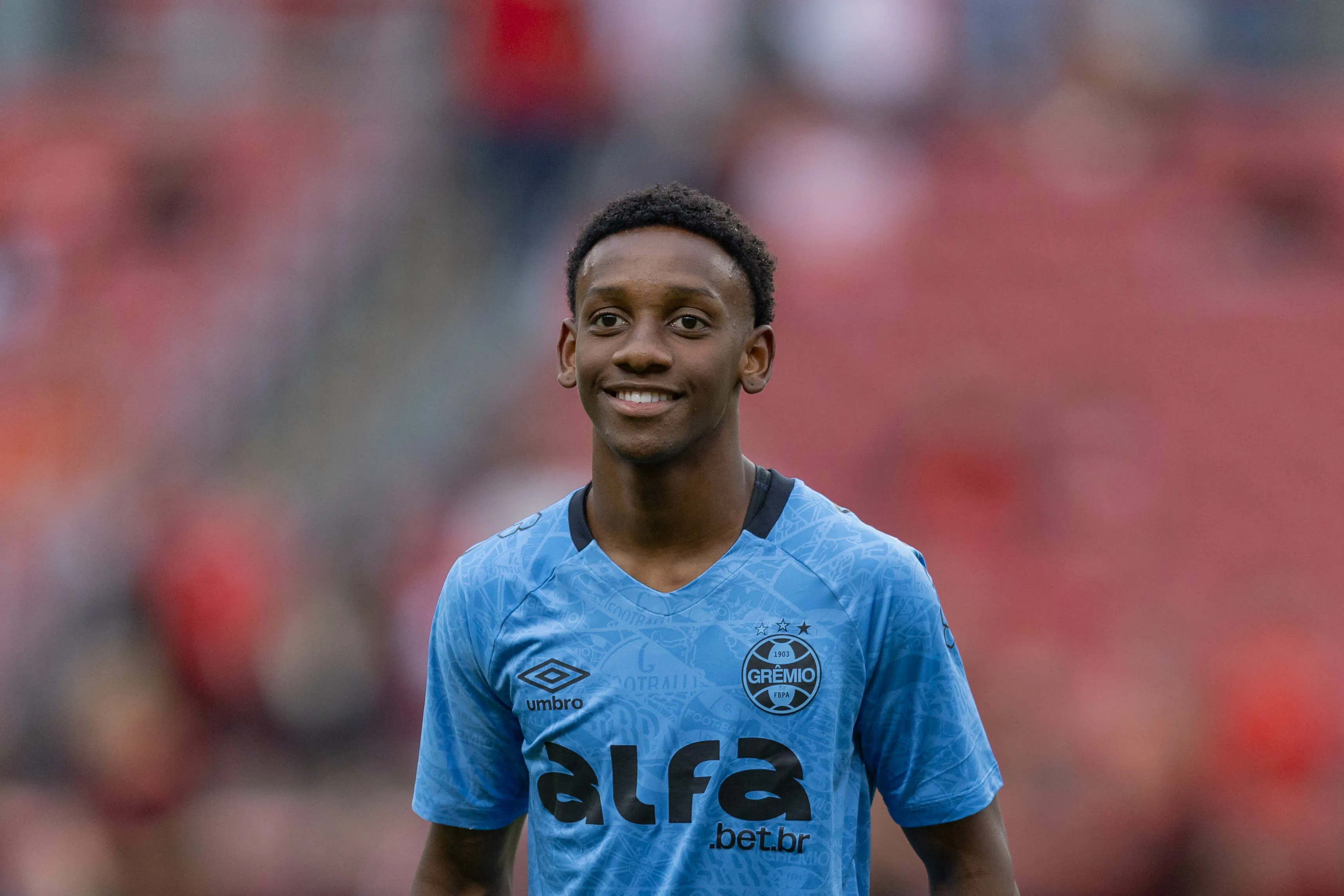 Gabriel Mec em ação pelo Grêmio. Foto: Liamara Polli/AGIF