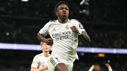 Vinicius Jr. pelo Real Madrid. (Photo by Denis Doyle/Getty Images)