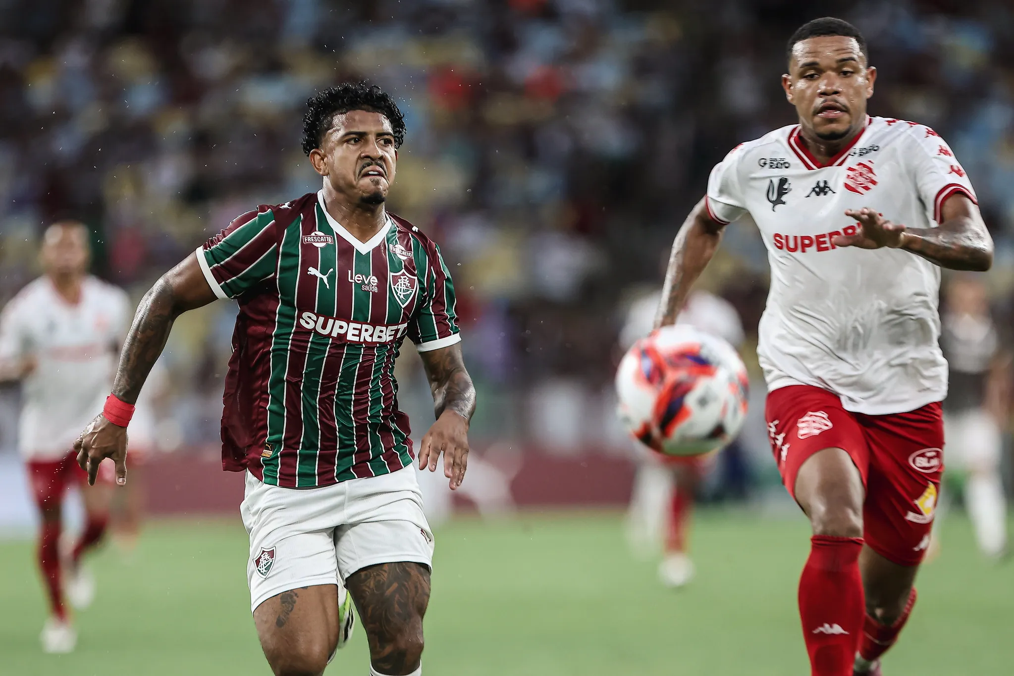 Fluminense bate o Bangu com facilidade pelas quartas do Carioca. FOTO: LUCAS MERÇON / FLUMINENSE F.C.