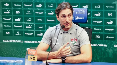 Luis Zubeldía, técnico do Tricolor das Laranjeiras. Foto: MARCELO GONÇALVES/ FLUMINENSE F.C