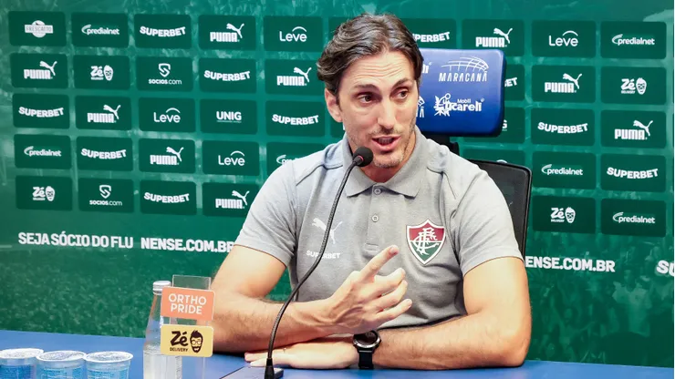 Luis Zubeldía, técnico do Tricolor das Laranjeiras. Foto: MARCELO GONÇALVES/ FLUMINENSE F.C