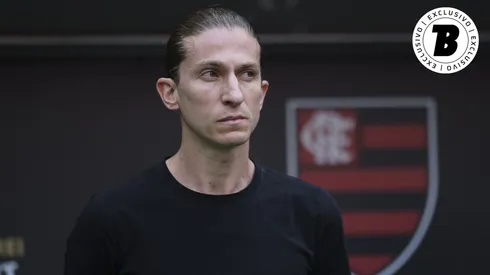 Filipe Luís é o técnico do Flamengo. Foto: Mateus Bonomi/AGIF