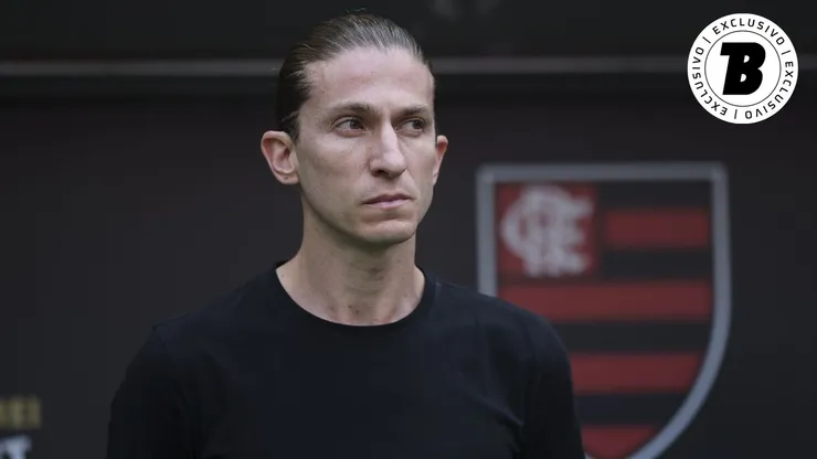 Filipe Luís é o técnico do Flamengo. Foto: Mateus Bonomi/AGIF