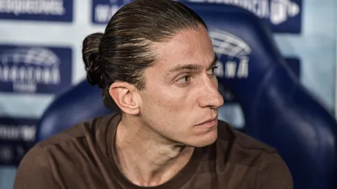 Filipe Luís deve deixar o uruguaio no banco. Foto: Thiago Ribeiro/AGIF