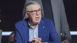 Carlo Ancelotti técnico da Seleção Brasileira visto antes da partida entre Vasco e Sao Paulo no estadio Sao Januario pelo campeonato Brasileiro A 2025.