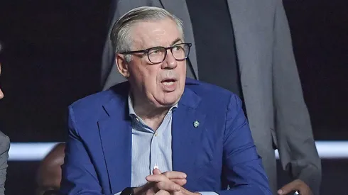 Carlo Ancelotti técnico da Seleção Brasileira visto antes da partida entre Vasco e Sao Paulo no estadio Sao Januario pelo campeonato Brasileiro A 2025.