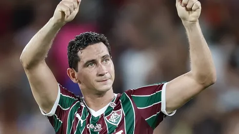 Ganso comemora seu gol pelo Fluminense diante do Bangu. Foto: Marcelo Gonçalves/Fluminense FC
