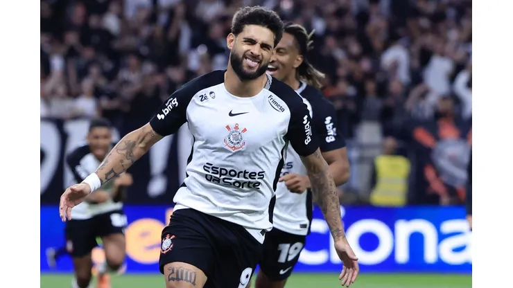 Yuri Alberto (Corinthians) celebrando seu gol contra o São Paulo, no dia 20.11.2025. Foto: Marcello Zambrana/AGIF