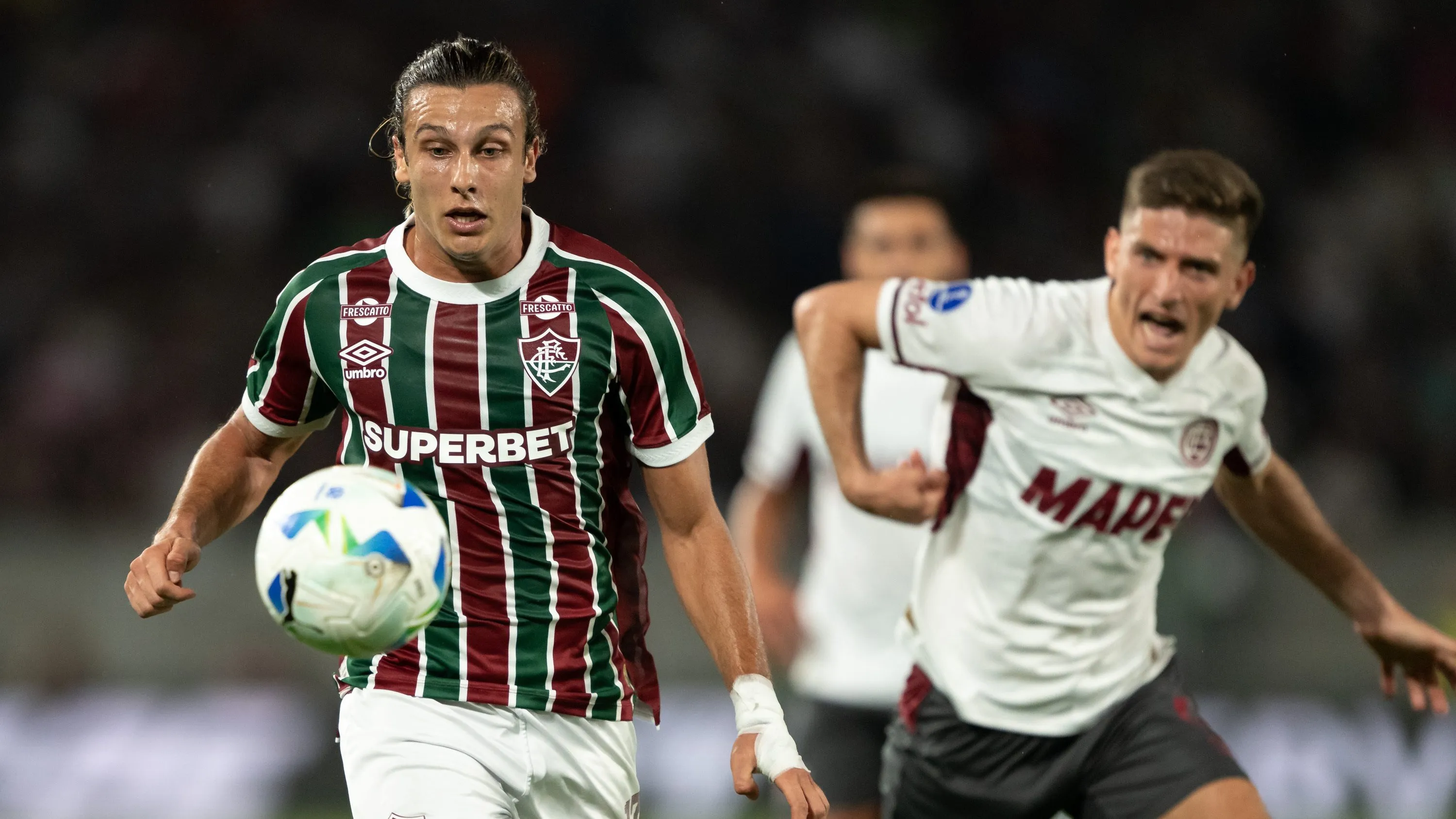 Lanús venceu o Fluminense em 2025 - Foto: Jorge Rodrigues/AGIF.