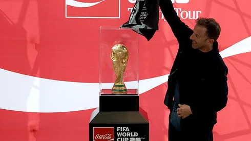 Taça da Copa do Mundo. Foto: Neville Hopwood/Getty Images for Coca-Cola