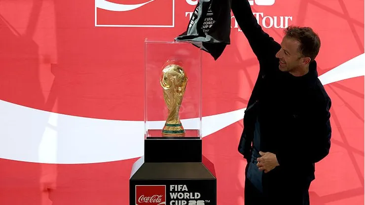 Taça da Copa do Mundo. Foto: Neville Hopwood/Getty Images for Coca-Cola