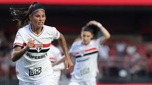 Jogadora do São Paulo. Foto: Marcello Zambrana/AGIF