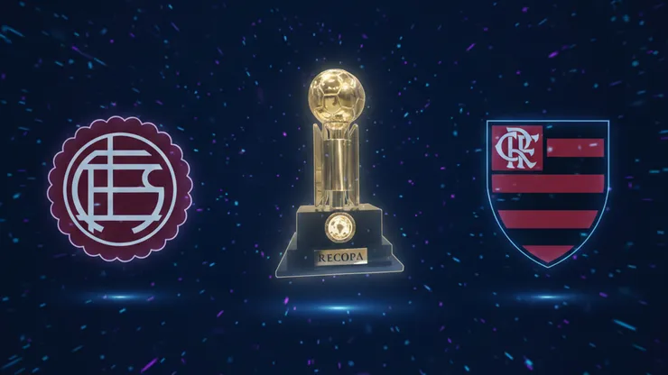 Lanús x Flamengo. Foto: Gerada por Inteligência Artificial