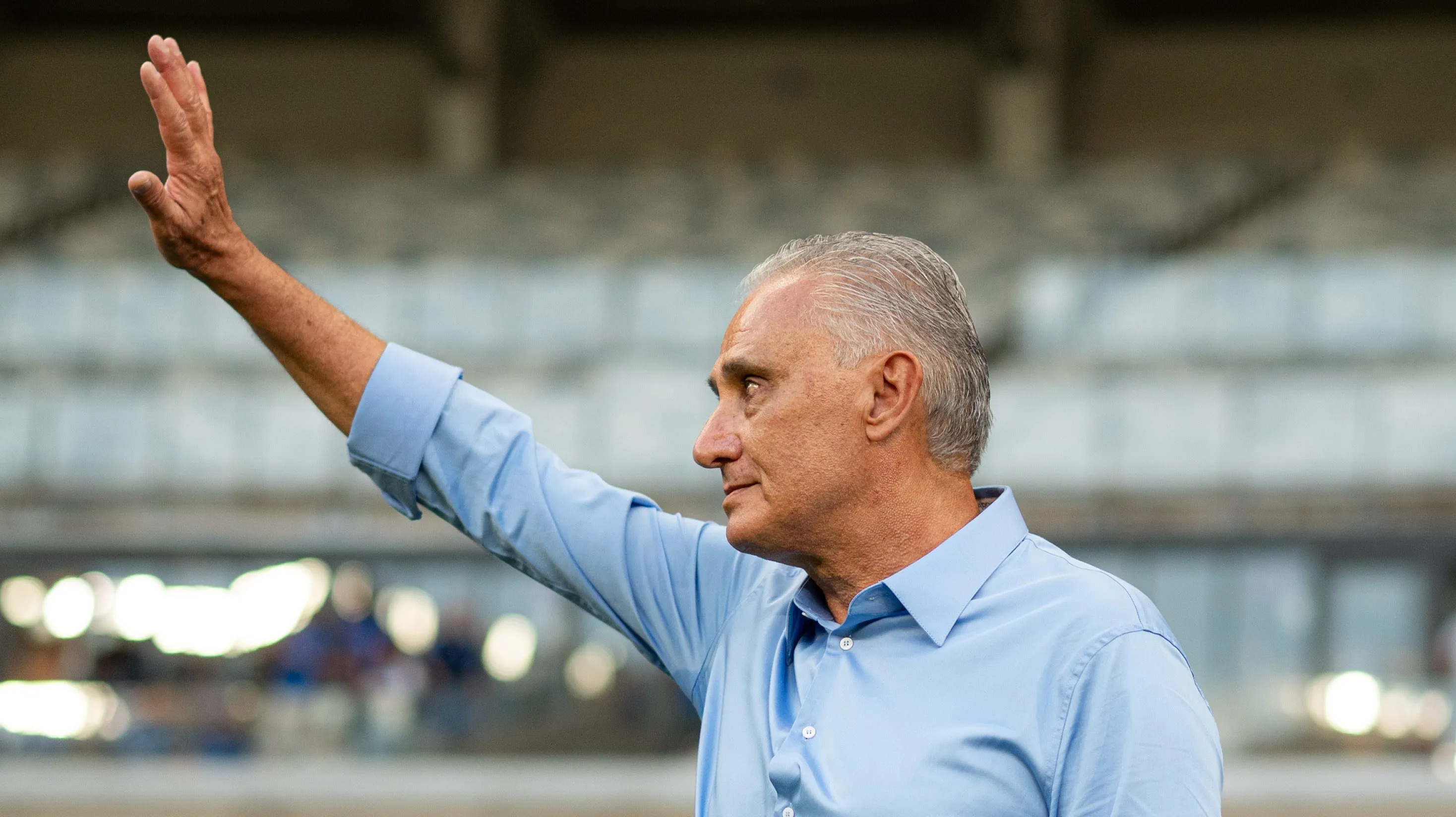 Tite no Cruzeiro. Foto: Alessandra Torres/AGIF