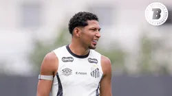 Rony jogador do Santos durante treinamento na Vila Belmiro