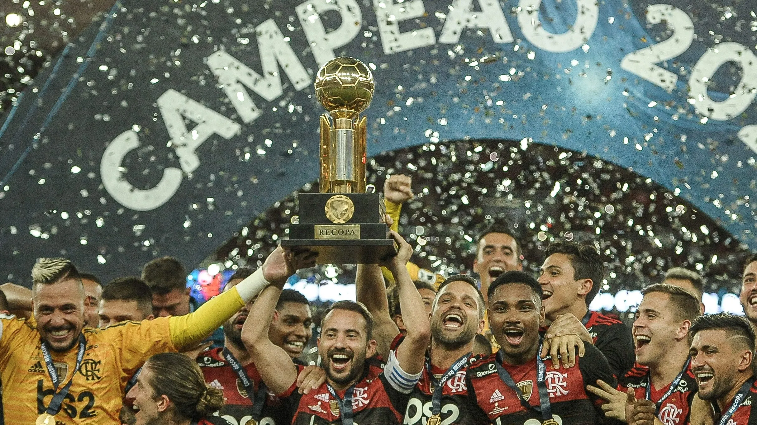 Flamengo na Recopa 2020. Foto: Allan Carvalho/AGIF