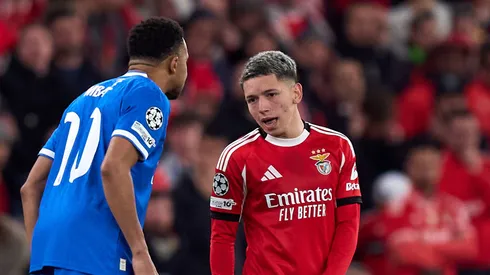 Gianluca Prestianni sendo detonado por Mbappé –
Foto: Angel Martinez/Getty Images