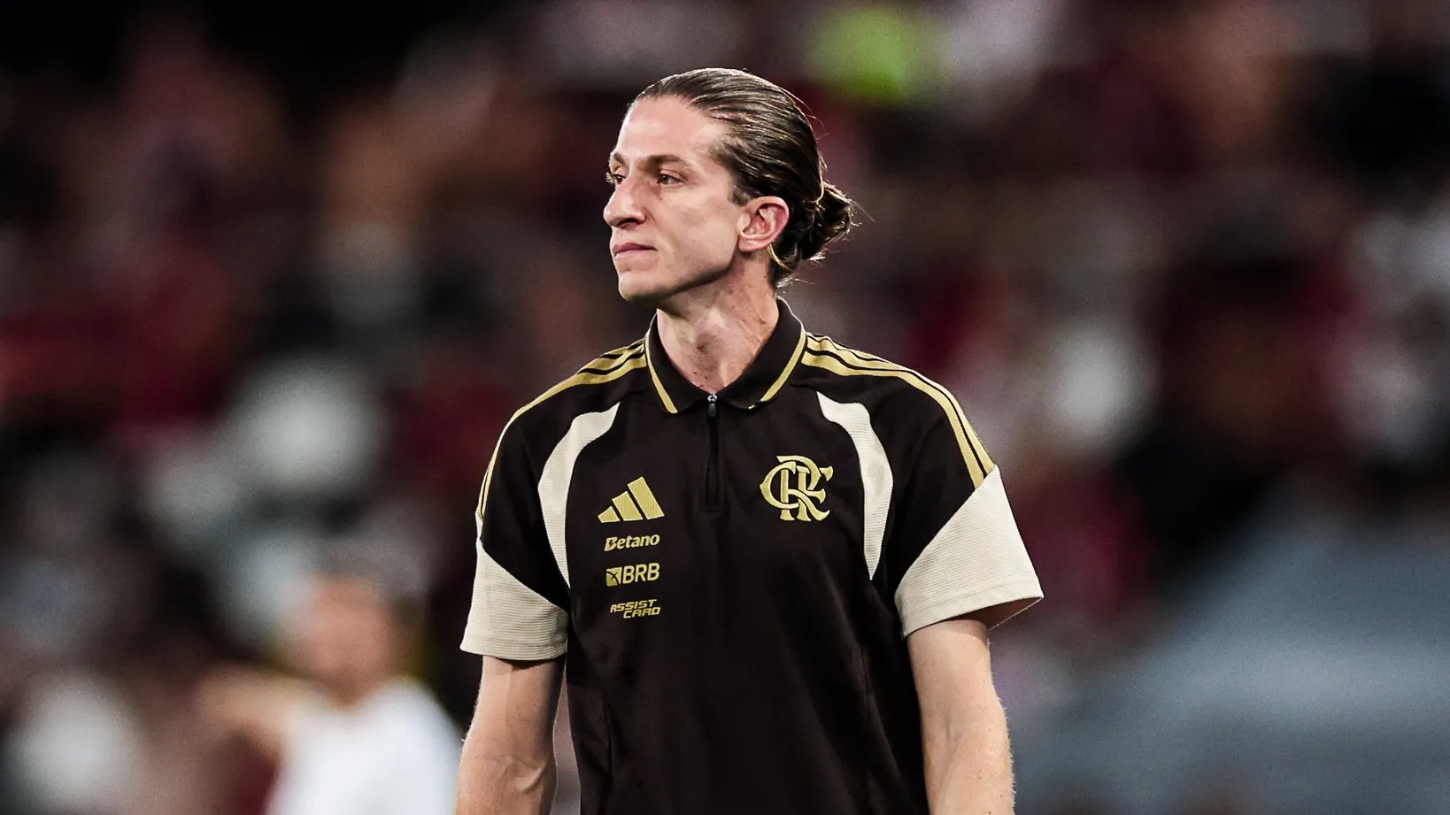 Filipe Luís é o técnico do Flamengo. Foto: Gilvan de Souza/Flamengo