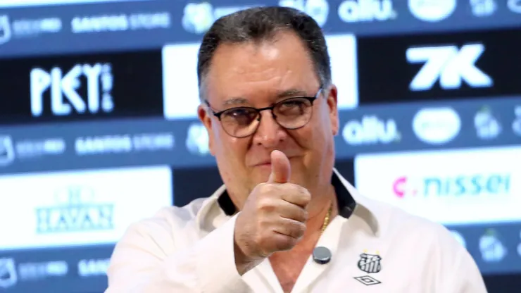 Marcelo Teixeira, presidente do Santos FC.