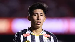 SP - SAO PAULO - 31/01/2026 - PAULISTA 2026, SAO PAULO X SANTOS - Miguelito jogador do Santos durante partida contra o Sao Paulo no estadio Morumbi pelo campeonato Paulista 2026. Foto: Marcello Zambrana/AGIF