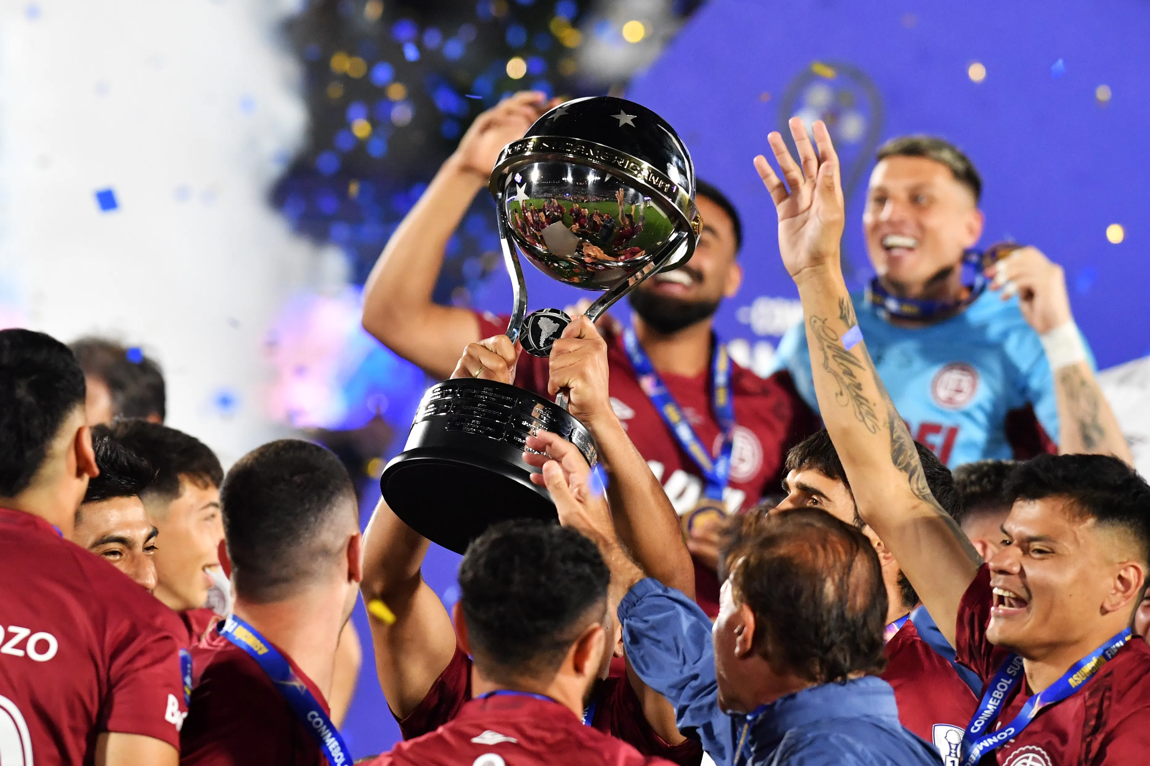 Lanús é o atual campeão da Sul-Americana. Foto: Christian Alvarenga/Getty Images)