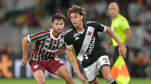 Nuno Moreira jogador do Vasco durante partida contra o Fluminense. Foto: Thiago Ribeiro/AGIF