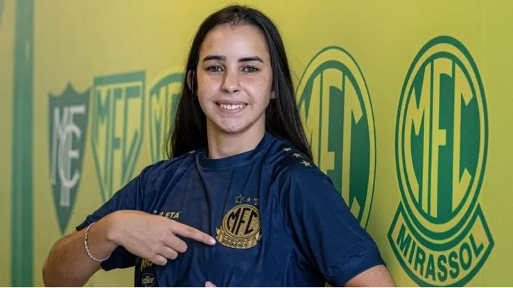 Letícia Fernanda é anunciada pelo clube paulista - Foto: JP Pinheiro/Agência Mirassol