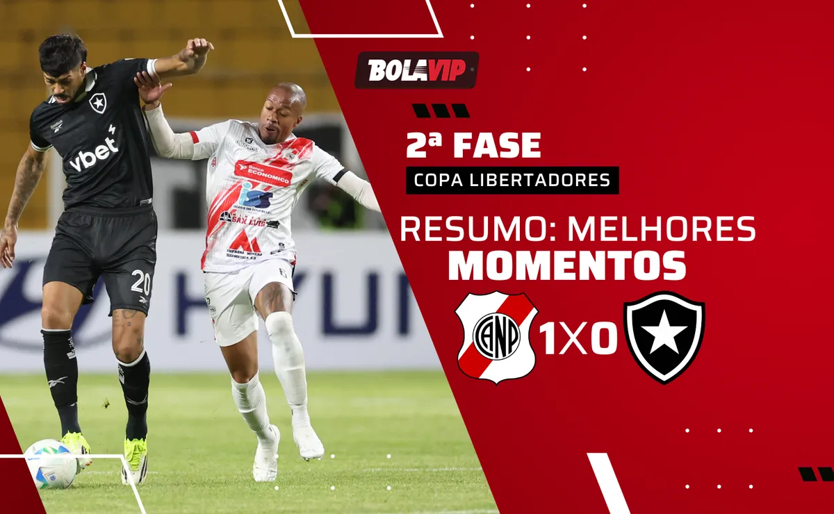 Nacional Potosí 1 x 0 Botafogo: resumo completo do jogo pela Libertadores
