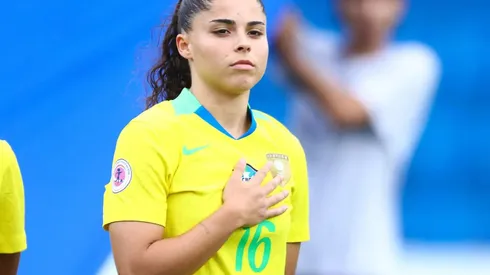 Clarinha com a Seleção. Foto: Staff Images/CBF