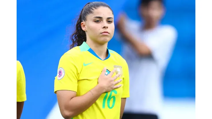 Clarinha com a Seleção. Foto: Staff Images/CBF