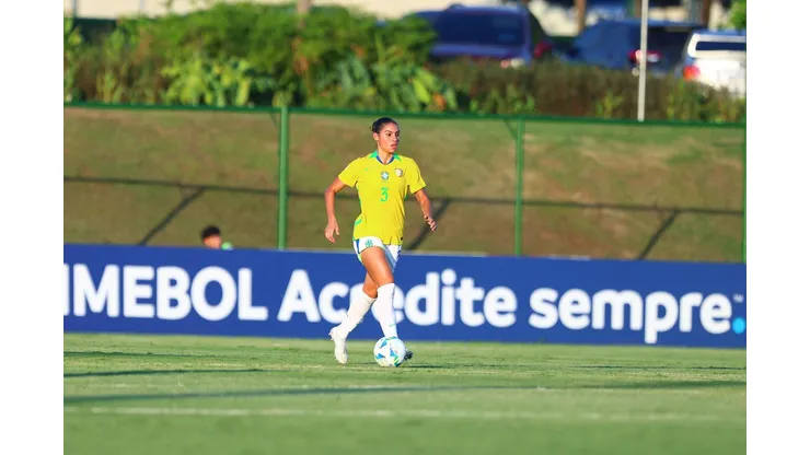 Sofia com a Seleção. Foto: Staff Images/CBF