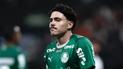 Mauricio jogador do Palmeiras durante partida contra o Corinthians no estadio Arena Corinthians pelo campeonato Paulista 2026.