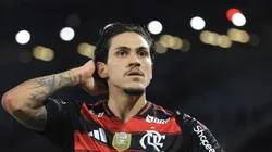 Pedro, comemorando gol pelo Flamengo - Foto: Buda Mendes/Getty Images