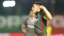 RJ - RIO DE JANEIRO - 14/01/2026 - CARIOCA 2026, FLUMINENSE X MADUREIRA - Lezcano jogador do Fluminense comemora seu gol durante partida contra o Madureira no estadio Luso Brasileiro pelo campeonato Carioca 2026. Foto: Thiago Ribeiro/AGIF