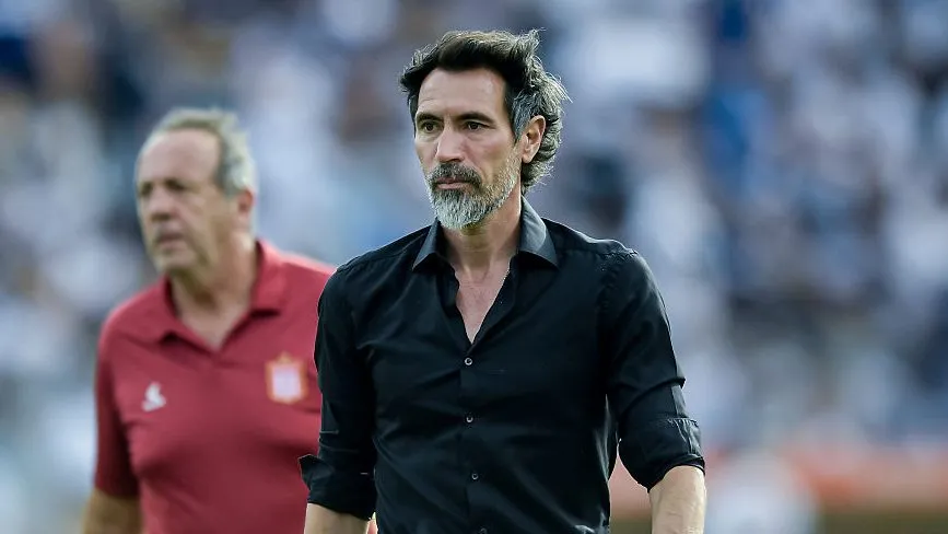Eduardo Dominguez no Estudiantes. Foto: Marcelo Endelli/Getty Images