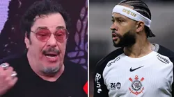 Casagrande expôs dilema sobre Memphis - Foto Casagrande: Rerpodução CNN - Foto Memphis: Marcello Zambrana/AGIF