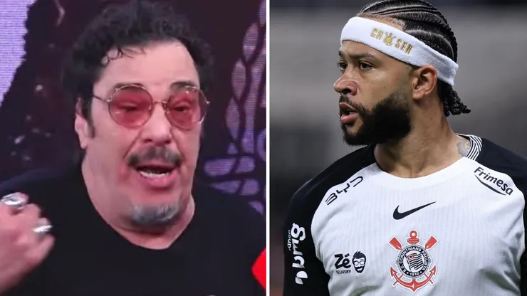 Casagrande expôs dilema sobre Memphis - Foto Casagrande: Rerpodução CNN - Foto Memphis: Marcello Zambrana/AGIF