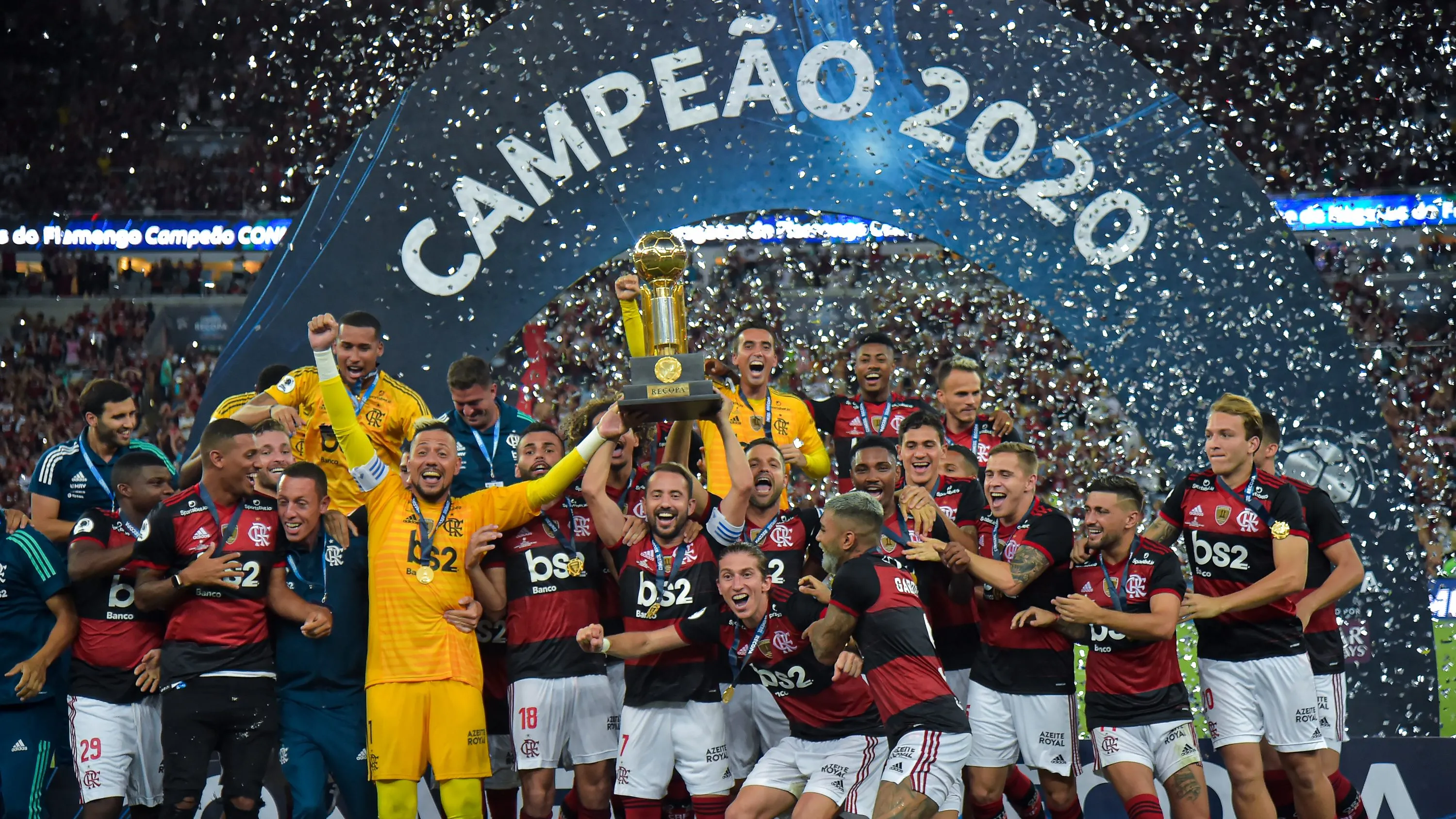 Flamengo venceu a Recopa em 2020 - Foto: Thiago Ribeiro/AGIF.