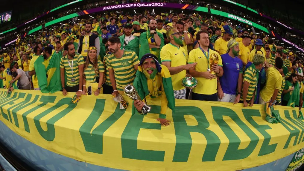 Torcida da Seleção na Copa. Foto: Michael Steele/Getty Images