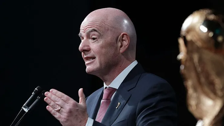 Presidente da Fifa, Gianni Infantino. Foto: Alex Wong/Getty Images