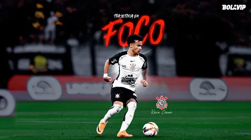 Kaio César no Corinthians trajetória, velocidade e o desafio de se firmar no ataque – Foto Marcelo ZambranaAGIF
