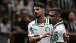 Flaco López e Andreas Pereira durante partida pelo Palmeiras. Foto: Gilson Lobo/AGIF