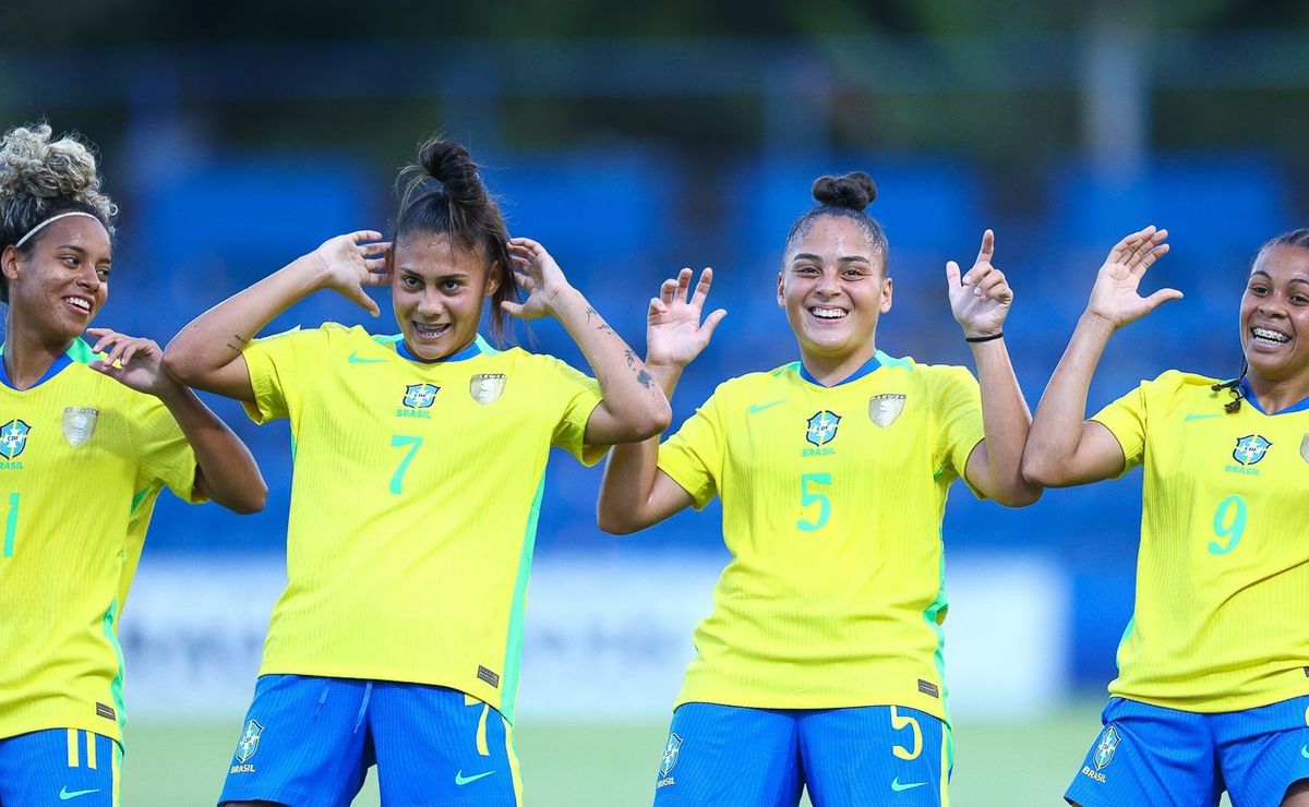 Brasil x Colômbia no Sul-Americano Feminino Sub-20: horário, escalações e onde assistir a Seleção Brasileira