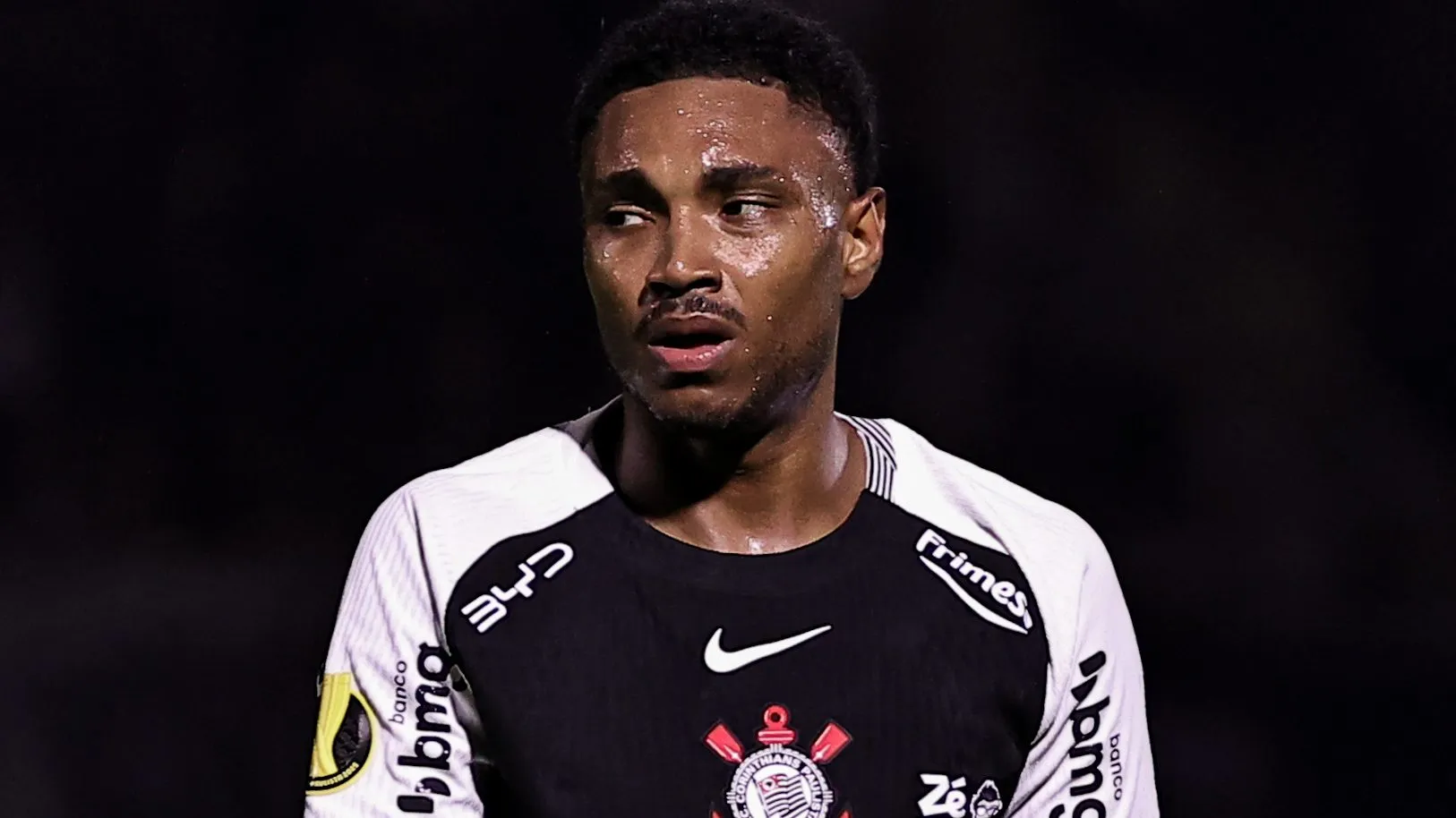 Vitinho, jogador do Corinthians durante partida contra o São Bernardo. Foto: Fabio Giannelli/AGIF