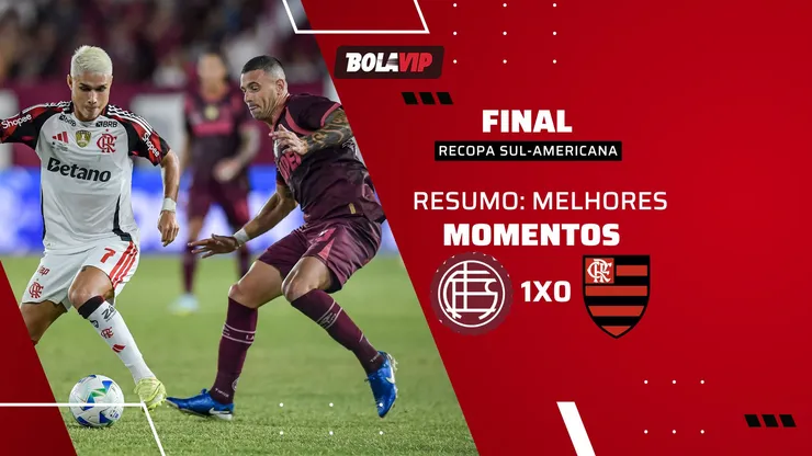 Lanús vence Flamengo e joga por empate no Maracanã
