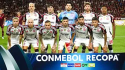 Time titular do Mengão que iniciou a partida contra o Lanús, na Argentina - Foto: Fotos: Gilvan de Souza/Flamengo